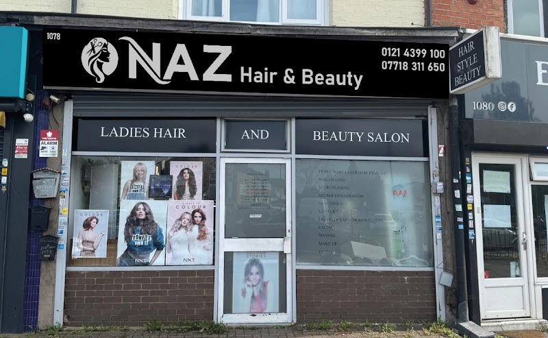 Naz hair and beauty hallgreen